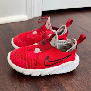 Nike Baby Boys Sneakers Red & White Shoes Size 7, Just Do It